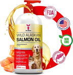 SavvyBeast Aceite de Salmón Salvaje de Alaska para Perros, Gatos y Hurones - 946 ml