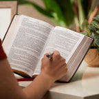 KJV Holy Bible: Large Print, One Column, 43,000 Cross-References, Pink Softcover, Personal Size, Red Letter, Comfort Print
