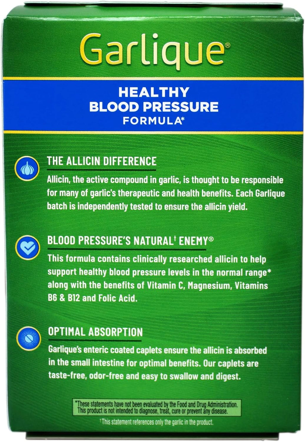 Garlique Fórmula para Presión Arterial Saludable - 60 Comprimidos (Pack de 2)