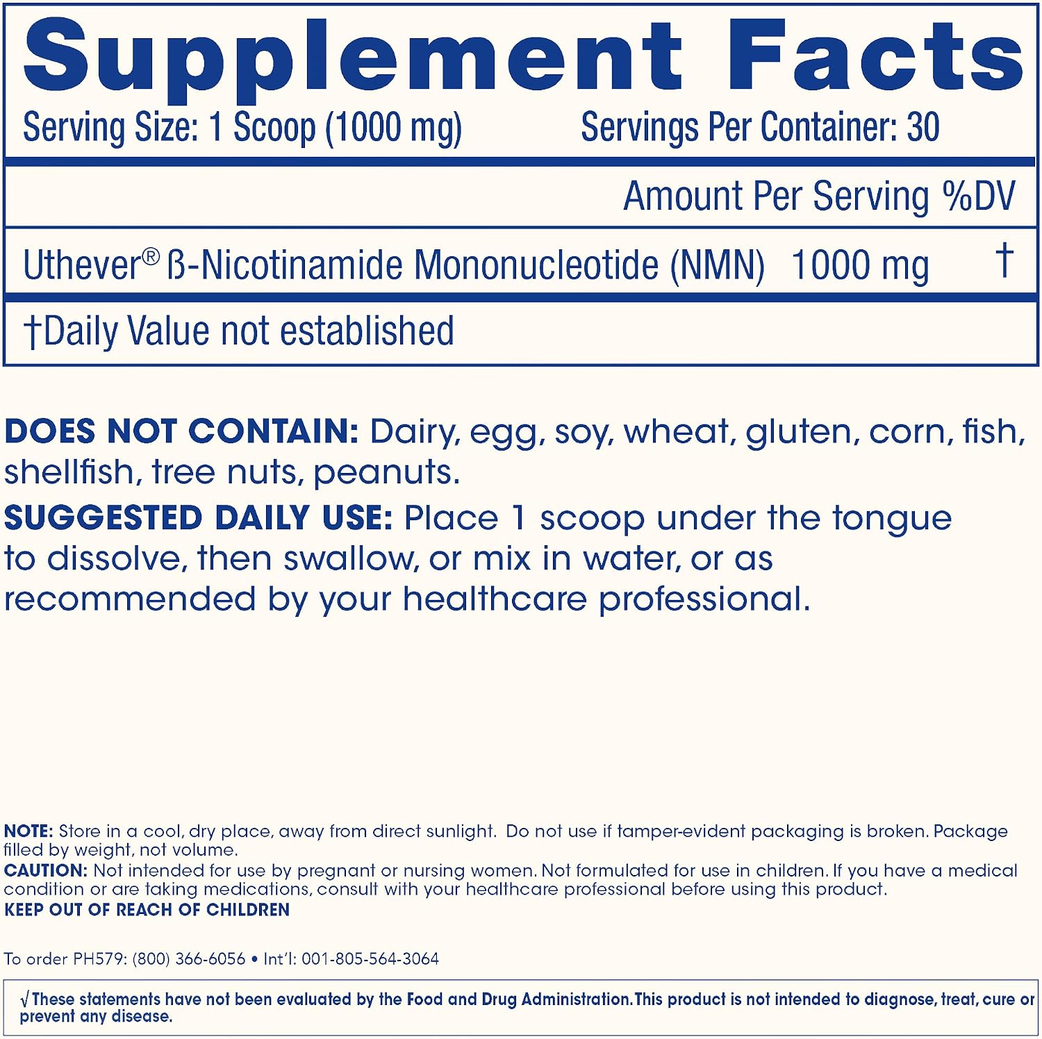 ProHealth NMN Pro Powder (30 Gramos) - Uthever® NMN Puro para Energía Celular y Apoyo Mitocondrial