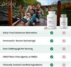 Pure Therapro Rx Elite IgG Immunoglobulin Supplement, 120 Cápsulas - Salud Intestinal y Apoyo Inmunitario, 1100 mg IgG, IgA e IgM, Lecitina de Girasol | Alternativa al Calostro, Sin Lácteos y Sin Gluten