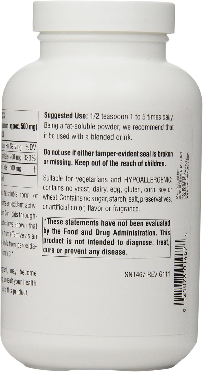 Ascorbil Palmitato de Source Naturals, 4 oz (113 g)