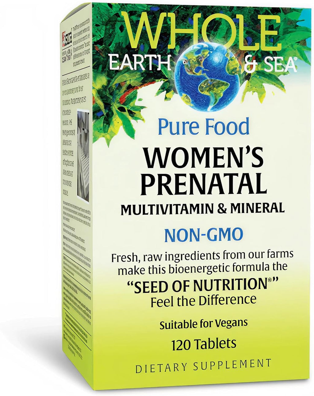 Natural Factors Whole Earth & Sea Women's Prenatal – 60 Comprimidos (30 Dosis)