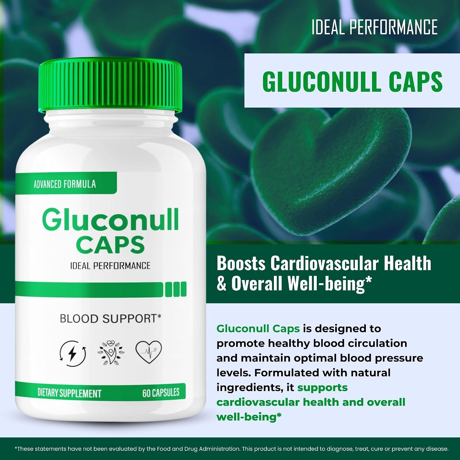 Gluconull Capsules – Suplemento de salud general de máxima potencia (2 Pack)