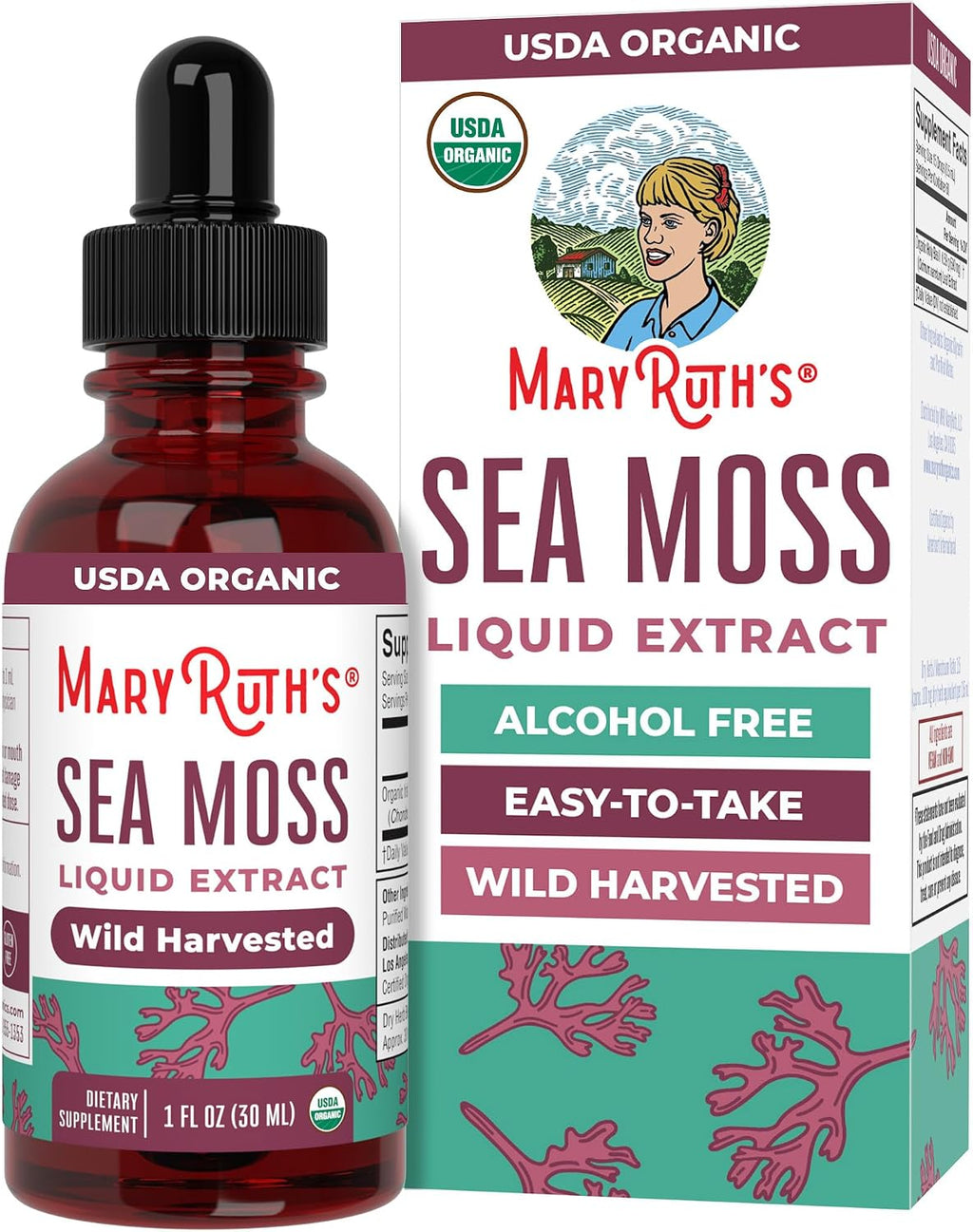 MARYRUTH'S Organic Irish Sea Moss Liquid Drops - 30 ml