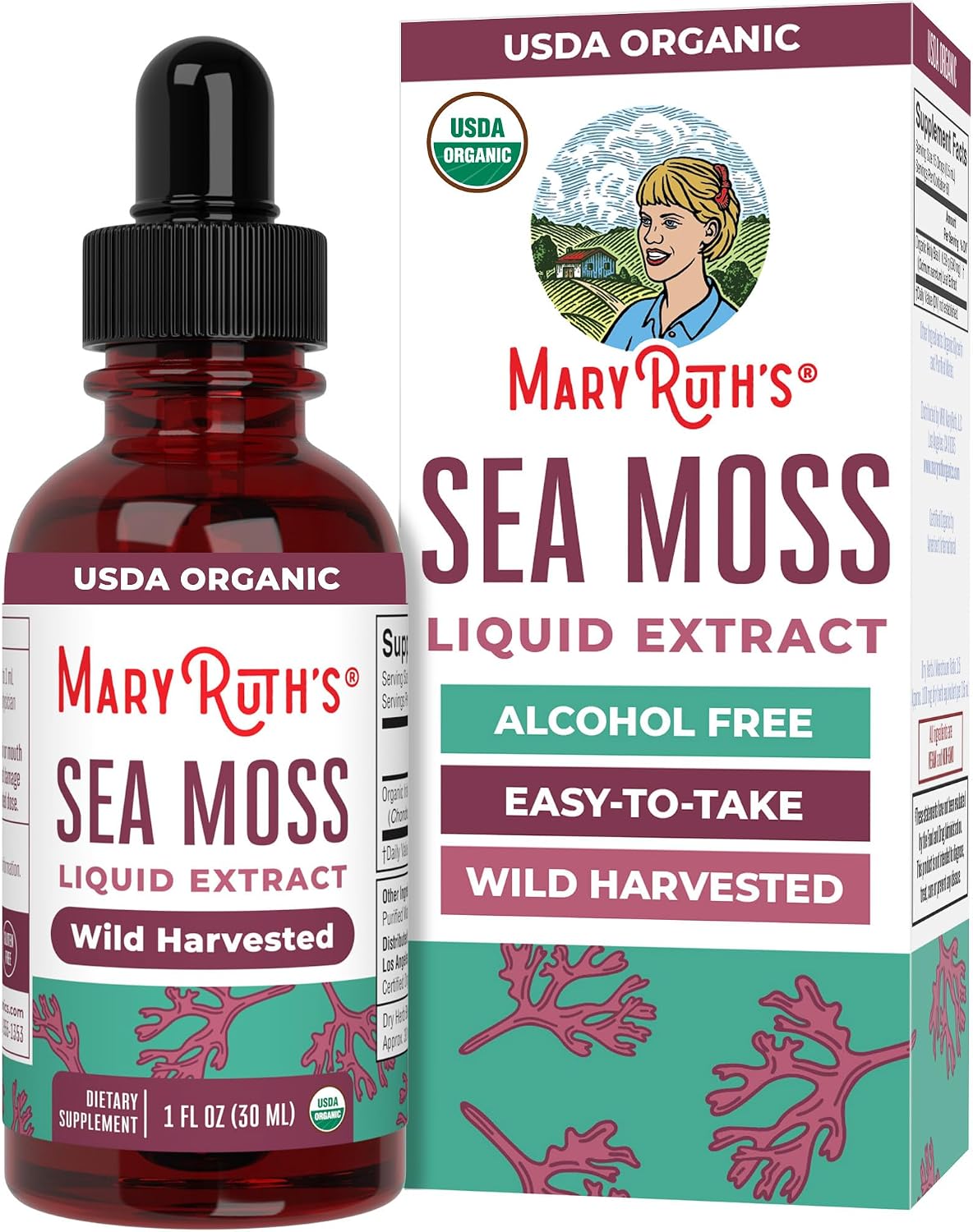 MARYRUTH'S Organic Irish Sea Moss Liquid Drops - 30 ml