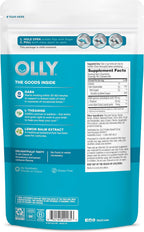 OLLY Goodbye Stress Gummy - GABA, L-Teanina y Melisa - Gominolas para el Estrés - Sabor Baya - 120 Gominolas
