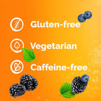 Emergen-C Vitamina C y Ashwagandha Mezcla para Bebida, Sabor Frutos del Bosque - 18 Sobres