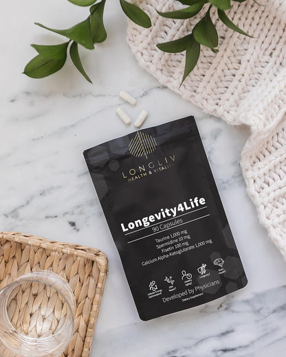 Longevity4Life – Suplemento Celular con – Espermidina: Una poliamina natural que interviene en procesos celulares – Image 4