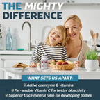 Nutri-Spec Mighty-Mins - Multivitamínico para niños con hierro en comprimidos masticables - Desde 6 meses hasta la adolescencia - 240 comprimidos