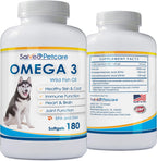 Omega 3 Aceite de Pescado para Perros - 180 Cápsulas - Salveo Petcare