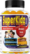 Superkids Kids Focus Gummies con Omega 3 DHA - 60 Gominolas