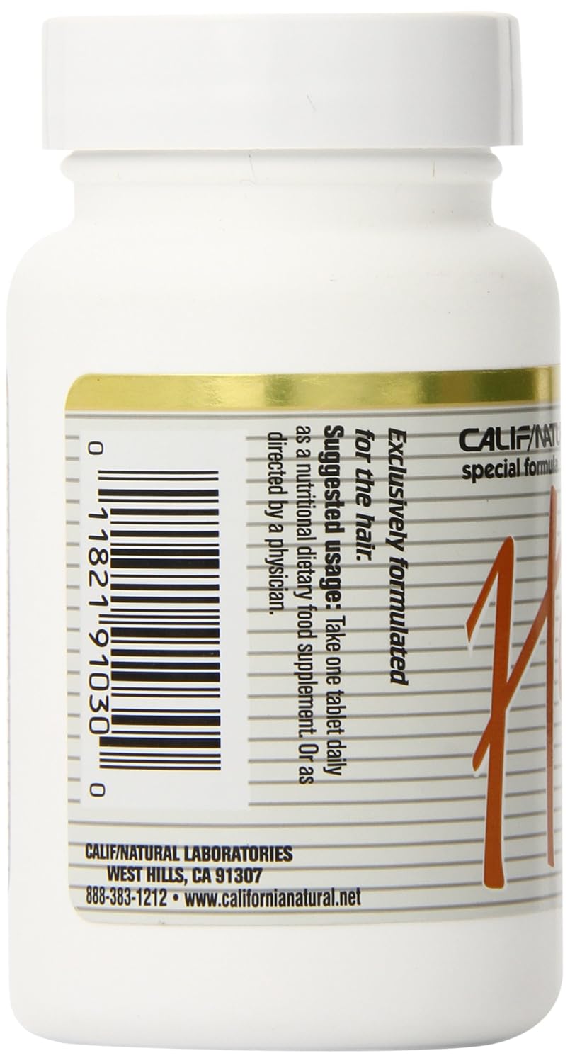 Califor Nia Natural Hair Vitamin & Mineral, 30 Tab