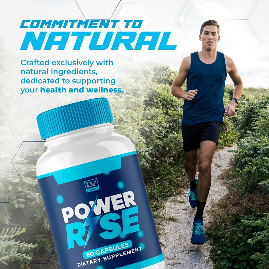 Power Rise Pills - 5 Pack (300 Cápsulas) | Suplemento Natural Multivitamínico