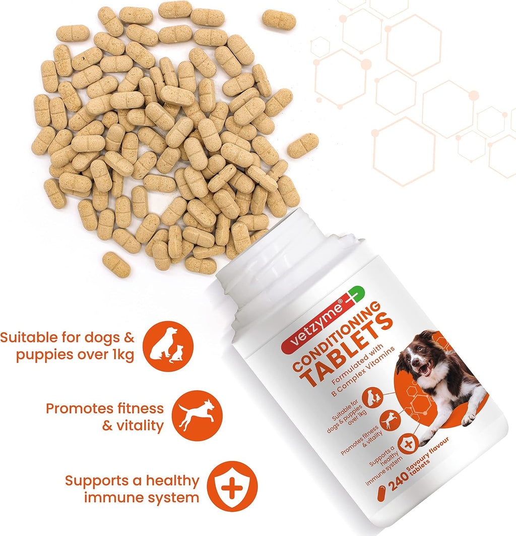 Vetzyme Conditioning Tablets 240 Comprimidos
