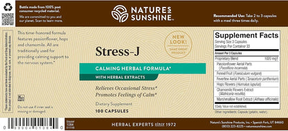Nature's Sunshine Stress-J, 100 Cápsulas – Transparencia: Prefiera marcas que proporcionen información detallada – Image 6