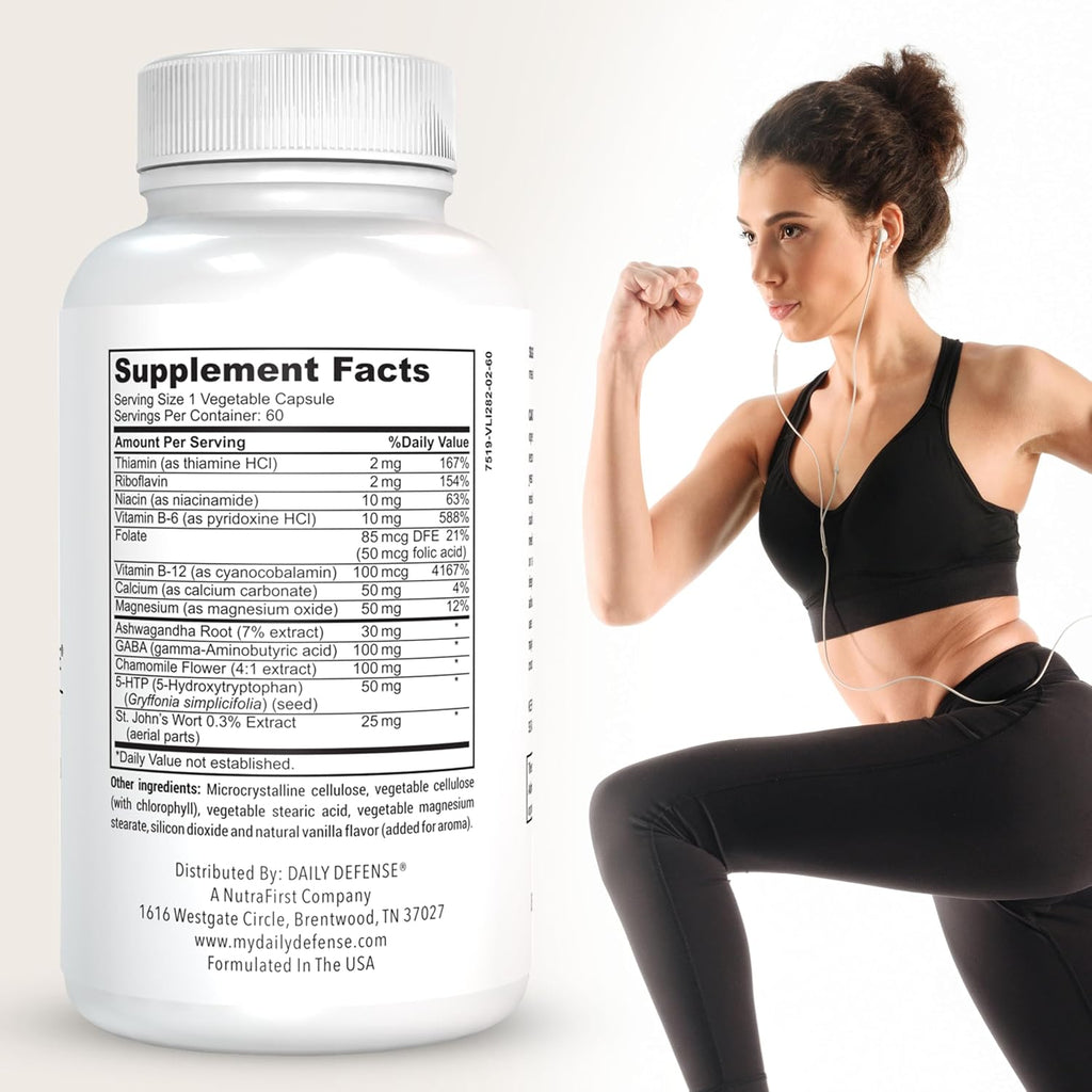 Daily Defense Mood Support Supplement - Ultra Mood 60 Comprimidos