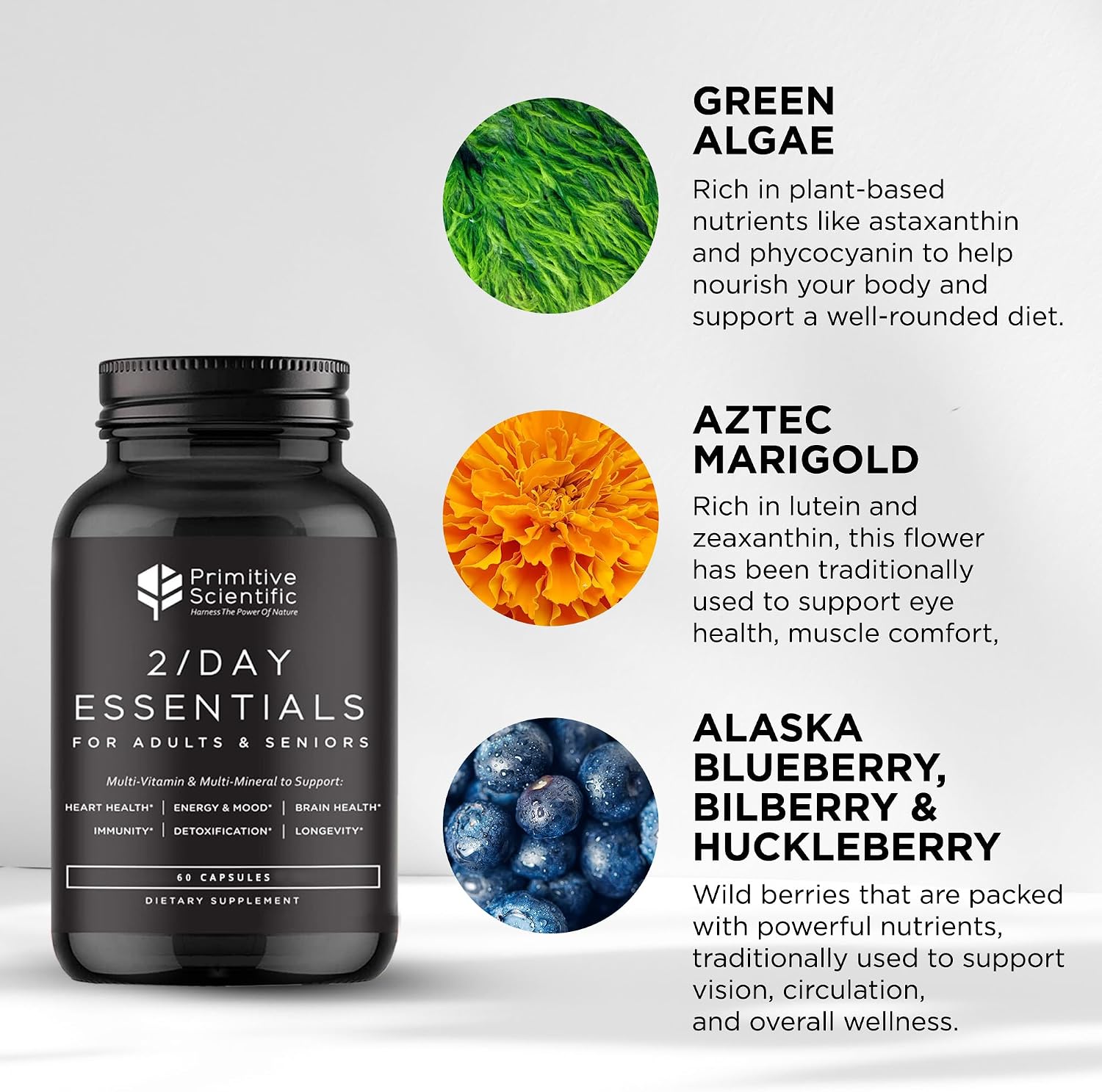 Primitive Scientific Multivitamínico Diario Completo - 60 Cápsulas