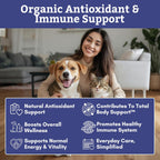 Wholistic Pet Organics Espirulina en Polvo para Perros y Gatos - 85 Dosis