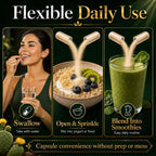 Cápsulas Premium de Nopal Liofilizado - Cultivado en Montaña, Polvo de Tuna Entera, 500 mg, 120 Cápsulas Veganas (Paquete de 2)
