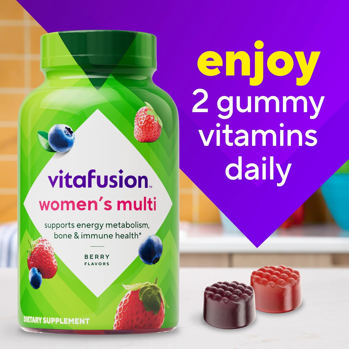 Vitafusion Gominolas Multivitamínicas para Mujeres, 120 unidades – Image 9