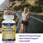 TheraSuva Complejo B + CoQ10 + Vitamina C - Suplemento de Máxima Potencia para Energía y Apoyo al Metabolismo, 2 Meses de Suministro, 120 Cápsulas Blandas