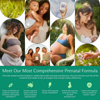 Needed. Prenatal Multivitamin con aroma a cítricos - Complejo prenatal completo para antes, durante y después del embarazo - 26 nutrientes óptimos incluyendo colina, vitamina B y folato - suministro para 30 días
