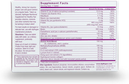 Aphogee Suplemento Nutricional para Cabello – Apoyo al crecimiento saludable: Ingredientes como la biotina y el – Image 2