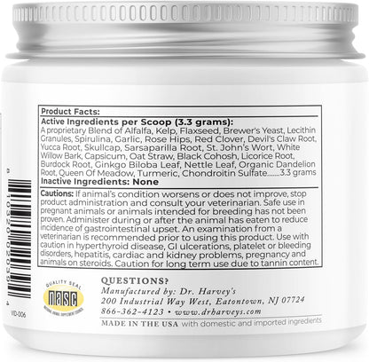 Dr. Harvey's Ortho-Flex Suplemento Herbal – Semilla de lino y lecitina : fuente de ácidos grasos esenciales que – Image 7
