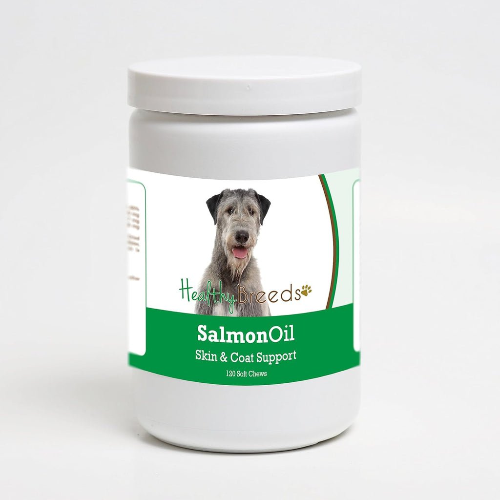 Healthy Breeds Golosinas Blandas de Aceite de Salmón para Perros Irish Wolfhound, 120 Unidades