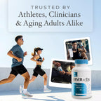 Prime Powders HMB + Vitamina D3, 1500mg HMB y 2000 UI D3 por dosis, 120 cápsulas