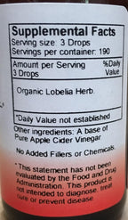 Extracto de Lobelia en Vinagre - Dr. Christopher, 1 oz (30 ml)