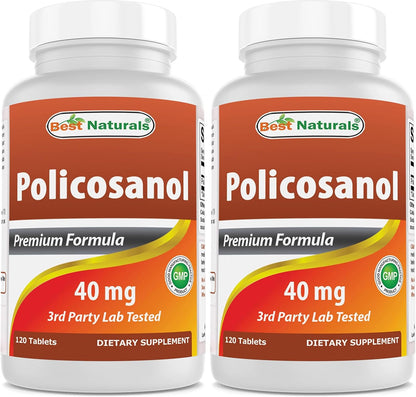 Best Naturals Policosanol 40mg, 120 comprimidos - Apoyo cardiovascular* – Image 9