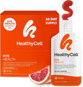 Healthycell Eye Health - Suplemento Líquido Diario para la Visión con Luteína, Zeaxantina, Astaxantina y Betacaroteno - 30 Gel Packs