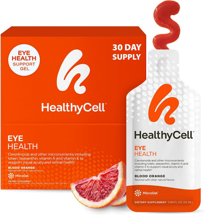 Healthycell Eye Health - Suplemento Líquido – Luteína y zeaxantina: Estos carotenoides actúan como filtros de luz – Image 1