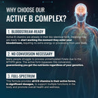 Approved Science Methylated B Complex – Complejo B Metilado Bioactivo con Folato (5-MTHF), Vitamina B12 Metilada, P5P – Apoyo a la Metilación – Colina, Betaína – 60 Cápsulas