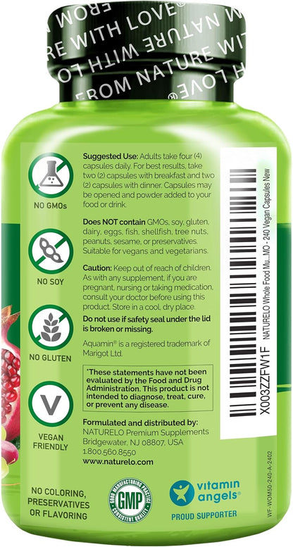 NATURELO Multivitamínico para Mujeres 50+ – Vitaminas activadas del grupo B: Metilfolato (B9), P-5-P (B6) y – Image 7