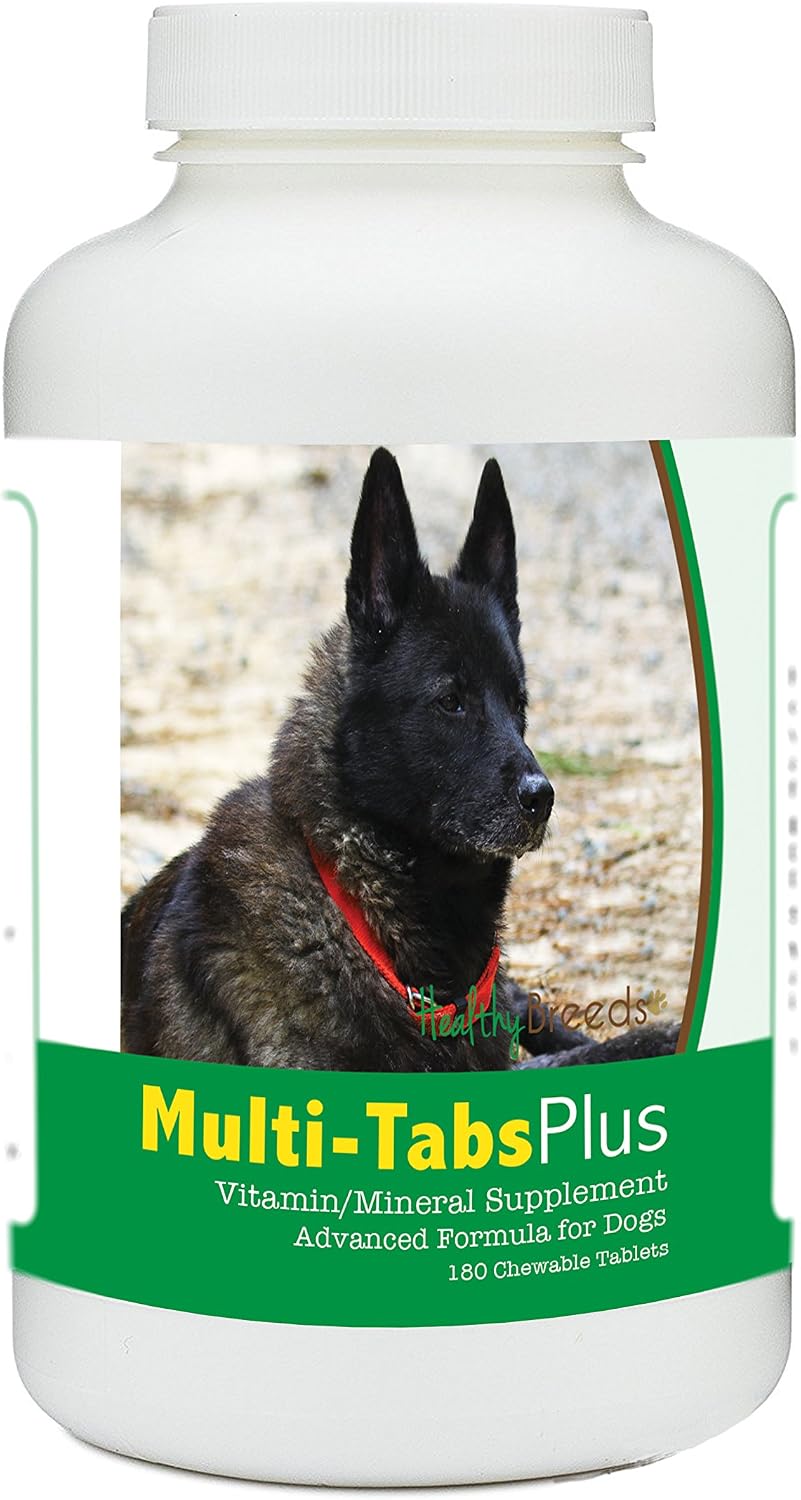 Healthy Breeds Norwegian Elkhound Multi-Tabs Plus Comprimidos Masticables, 180 unidades