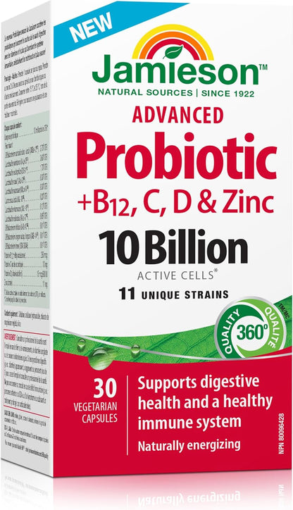 Probiótico Avanzado con Vitaminas B12, C, D y Zinc – Image 1