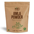 MB Herbals Polvo de Amla Deshuesado 454 g (1 lb) | Pulpa de Amla Silvestre, Sin Semillas | Amalaki (Grosella India) de Alta Calidad