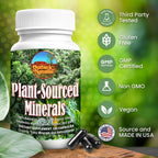 Fulvic Humic Mineral Blend – Complejo de Minerales Traza y Electrolitos, 120 Cápsulas Veganas