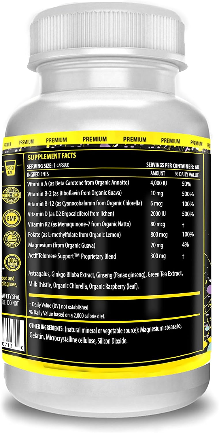 ACTIF Telomere Mega Support – 60 Cápsulas