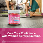 Gomitas de Creatina para Mujeres, Monohidrato de Creatina Micronizada + Mio-Inositol, Péptidos de Colágeno, BCAAs, Ácido Hialurónico, Vitamina B6 B12, Zinc para Energía, Enfoque y Equilibrio Hormonal, Sin Azúcar, 120 unidades
