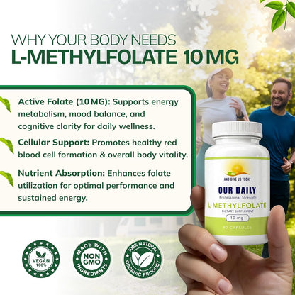 Our Daily Vites L-Metilfolato 10 mg - Folato – Crecimiento de tejidos maternos: El folato contribuye al – Image 5
