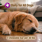 Pet Naturals Scoot Bars, Suplemento de Fibra para Perros, Calabaza y Extracto de Alerce, Apoyo para Glándulas Anales, Heces Firmes, Barritas Sabor Pato, 30 Unidades
