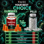 Gominolas de Mastic Gum 1000 mg - Apoyo Digestivo Natural, Resina de Pistacia Lentiscus, Vegano, Sin Gluten, 60 Gomitas