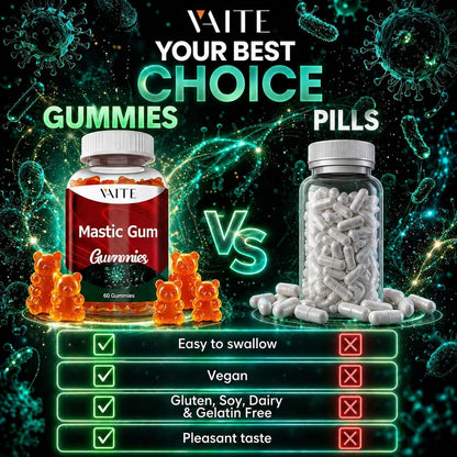 Gominolas de Mastic Gum 1000 mg - Apoyo – Calmar el malestar estomacal ocasional y la sensación de pesadez. – Image 5
