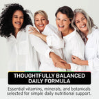 IQ BIOLOGY Multivitamínico para Mujeres 50+ con Luteína y CoQ10 - Complejo Vitamínico Vegano - 60 Cápsulas (Pack de 2)
