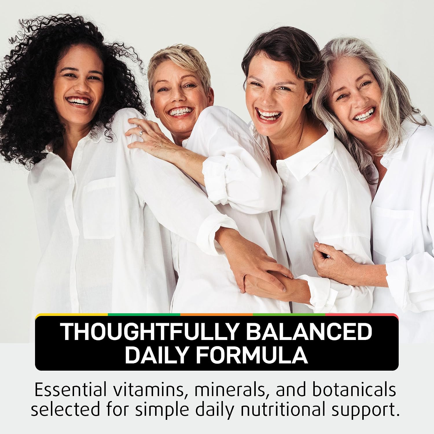 IQ BIOLOGY Multivitamínico para Mujeres 50+ con Luteína y CoQ10 - Complejo Vitamínico Vegano - 60 Cápsulas (Pack de 2)