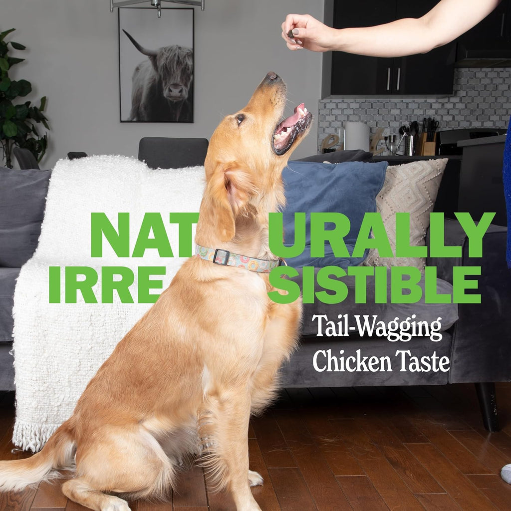 Deley Naturals Complemento Urinario para Perros - Snacks de Cranberry - Apoyo a la Vejiga y Salud Renal - 120 Snacks Sabor Pollo
